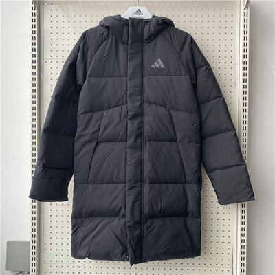 Adidas 阿迪达斯 男女冬季运动休闲防风保暖中长款羽绒服 KQ5514