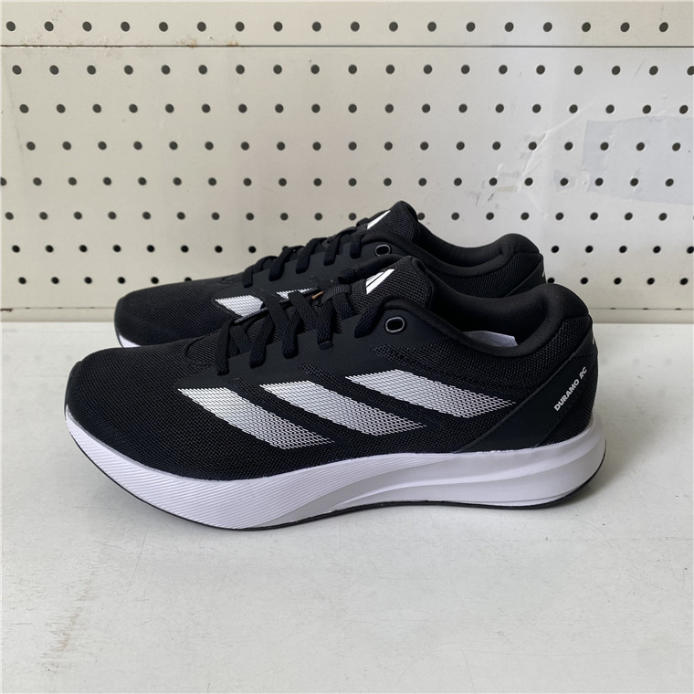 阿迪达斯DURAMO RC男子低帮轻薄织物透气减震三条纹跑步鞋 ID2704
