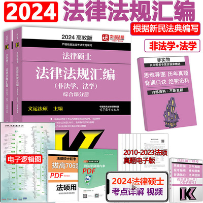 2024文运法硕法律法规汇编