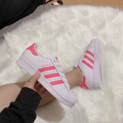 adidas三叶草贝壳头板鞋cg6608