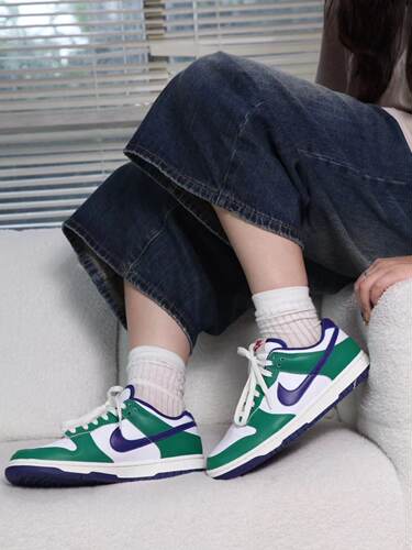 耐克Nike Dunk Low 白绿时尚低帮休闲板鞋FQ6849-141 DD1503-300