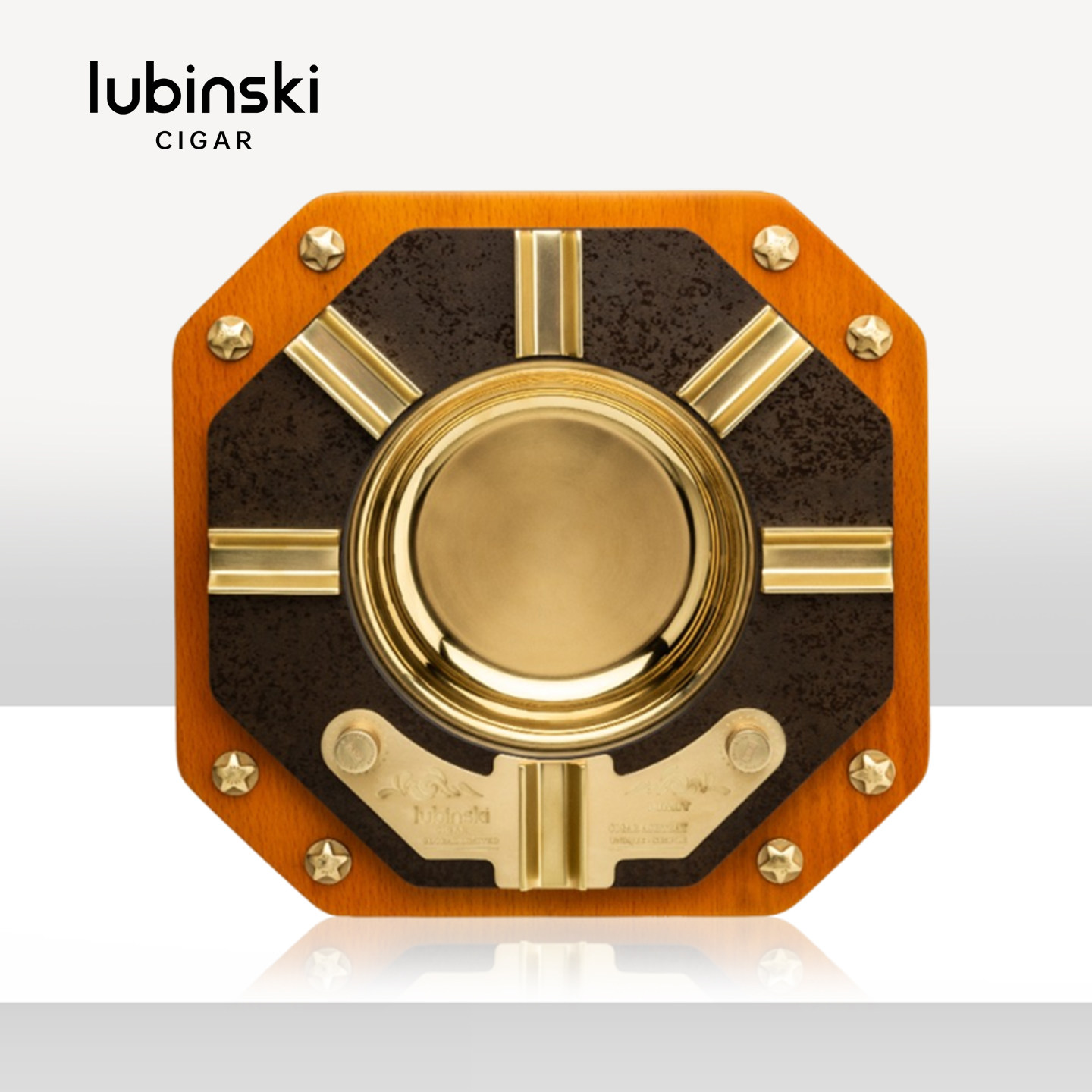 Lubinski鲁宾斯基总裁雪茄烟灰缸六人位大号烟缸