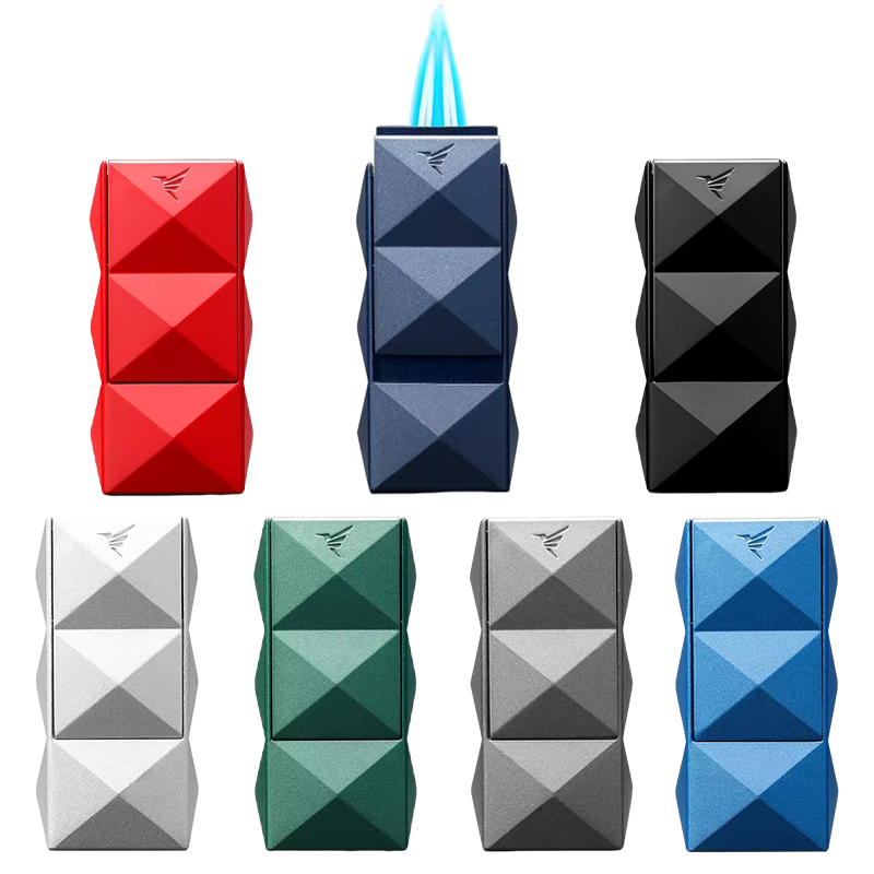 美国COLIBRI雪茄火机双火焰带钻