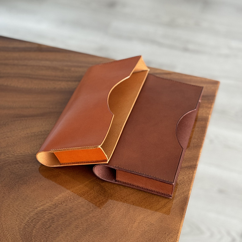 3CM雪茄盒专用皮套 牛皮材质 意大利霍尔文风格植鞣