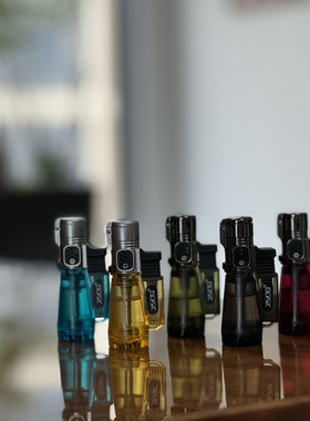 创意充气直冲防风打火机雪茄焊枪高温小喷枪男生礼品户外用品