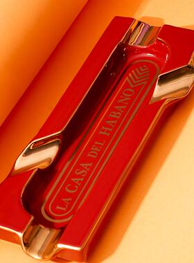 HABANOS哈伯纳斯官方正品 LCDH专卖店款 四人位陶瓷雪茄烟灰缸