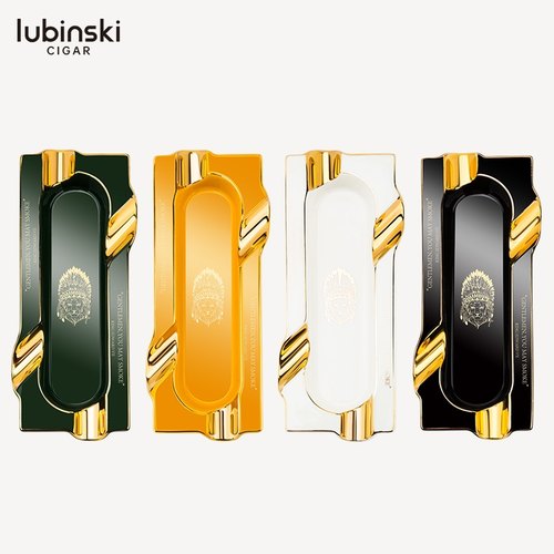 Lubinski四人位陶瓷雪茄烟灰缸