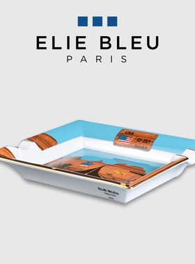 法国Elie Bleu ROUTE 66 -  ASHTRAY 66号公路陶瓷雪茄烟灰缸