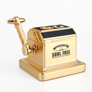 季风台式雪茄剪刀 小号台剪 平切口和V切口二合一多功能雪茄刀