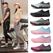 软底深蹲防滑训练运动鞋 美西狼室内健身鞋 女瑜伽跳绳跑步机专用鞋