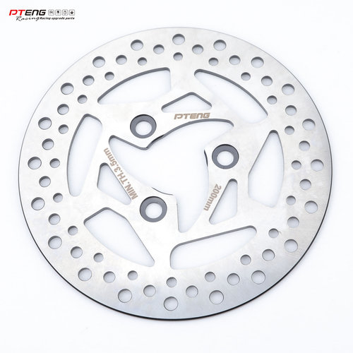 PTENG刹车碟适用极核EZ3i电动车改装200MM-5.7/7.0pt三孔刹车碟盘