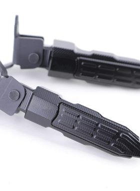 PTENG适用本田UBE改装后脚踏折叠脚踏防滑CNC铝合金配件后搁脚踏