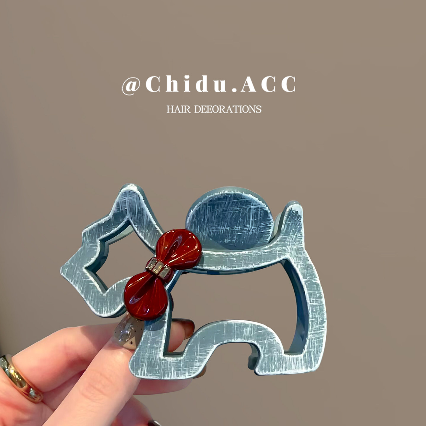 韩系镂空蝴蝶结小狗抓夹女高级感2025新款鲨鱼夹后脑勺盘发夹发饰,饰品/流行首饰/时尚饰品新,发饰,淘宝优惠券,粉丝福利购,淘宝优惠卷