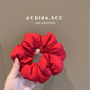 充棉大号肠圈睡觉可用柔软不伤发头绳2024秋冬新款高马尾发绳发圈