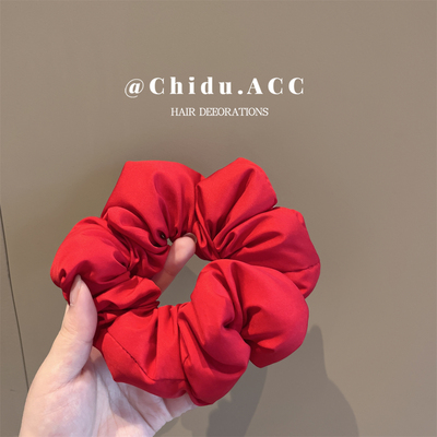 充棉大号肠圈睡觉可用柔软不伤发头绳2024秋冬新款高马尾发绳发圈