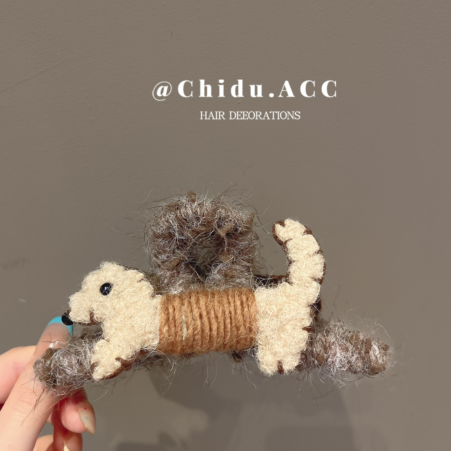 韩系秋冬毛绒小狗蝴蝶结双面抓夹女气质后脑勺盘发鲨鱼夹发夹头饰,饰品/流行首饰/时尚饰品新,发饰,淘宝优惠券,粉丝福利购,淘宝优惠卷