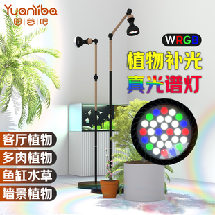 室内全光谱植物补光灯生长灯多肉客厅专用补光绿植模拟仿太阳光灯