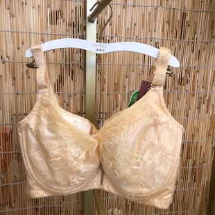 内衣女文胸9522 无海棉胖MM收侧副乳舒适有钢圈夏季 大码 福利薄款