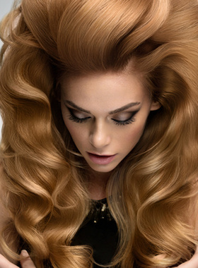 B237发型设计美发卷发欧美时尚模特摄影照片华丽大气高清图片素材