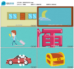 盗抢防范宣传片 防止盗窃小偷偷东西 治安安全 视频素材