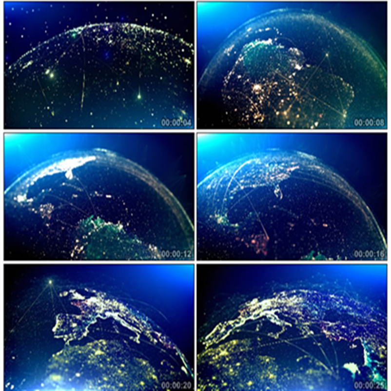 地球 互联网通讯 科技信息 数据连接 企业宣传 高清实拍视频素材