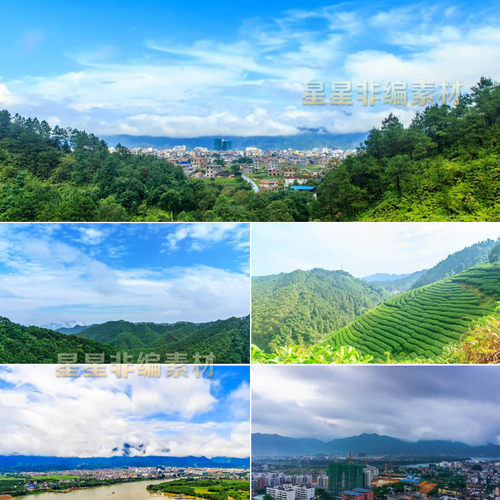 广西昭平延时摄影森林河流城市建筑宣传片实拍视频素材