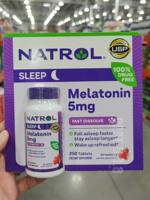 American imported Natrol Melatonin 5mg dose melatonin sleep 250 capsules in stock thumbnail 3