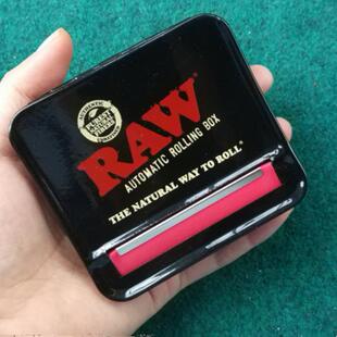 高端纯进口RAW铁盒半自动卷烟器70mm 手工手动 6mm8mm粗细可调