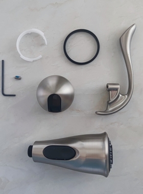 摩恩单孔单把手可旋转可抽取式全铜厨房龙头MCL87006SRS配件把手