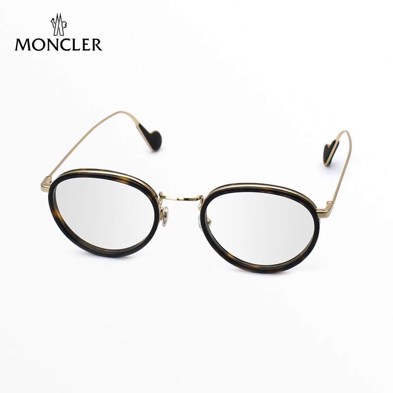 Moncler眼镜框男女透明时尚复古超轻圆框商务光学蒙口眼镜架5057