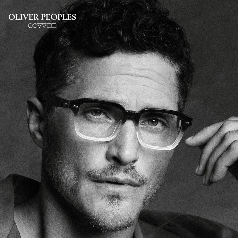 OliverPeoples方形近视男眼镜框
