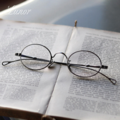 德国Lunor眼镜框男女超轻小框44mm复古椭圆形近视小脸眼镜架M5