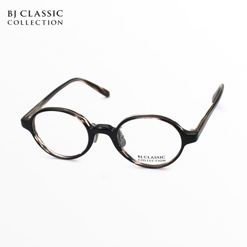 日本BJCLASSIC赛璐珞圆框眼镜架