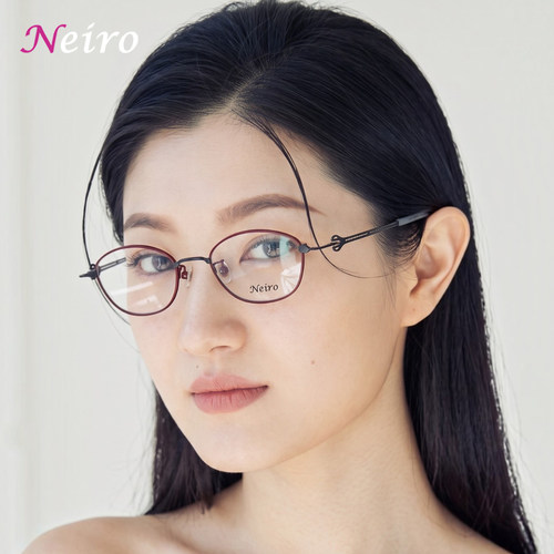 日本ONBEAT超轻纯钛小框手工眼镜