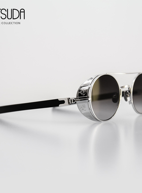 日本MATSUDA墨镜松田男款高级感复古圆框防紫外线开车太阳镜M3128