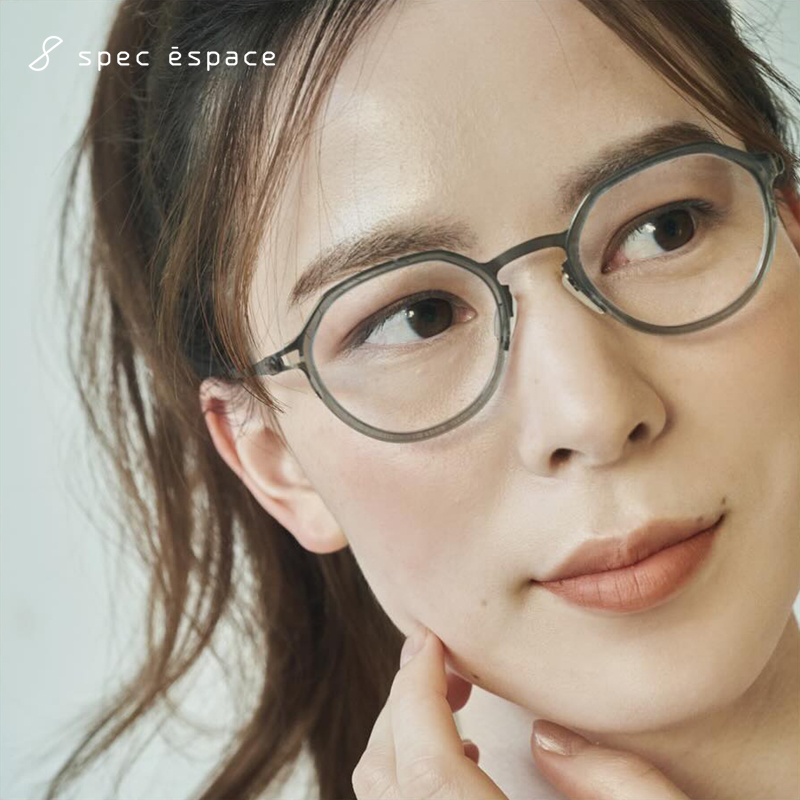 日本SpecEspace复古纯钛眼镜框
