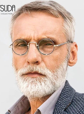 MATSUDA松田光弘眼镜框男近视可配纯钛超轻日本手工眼镜架10103H