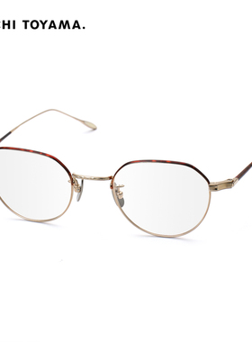 YUICHI TOYAMA眼镜框纯钛金丝超轻小脸复古眼镜架065外山雄一
