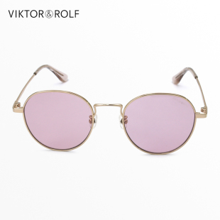 法国VIKTOR ROLF维克多与罗夫墨镜女款粉色复古潮流太阳镜71-0140