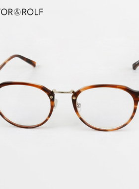 VIKTOR ROLF维克多与罗夫眼镜框女超轻复古圆框小脸眼镜架70-0203