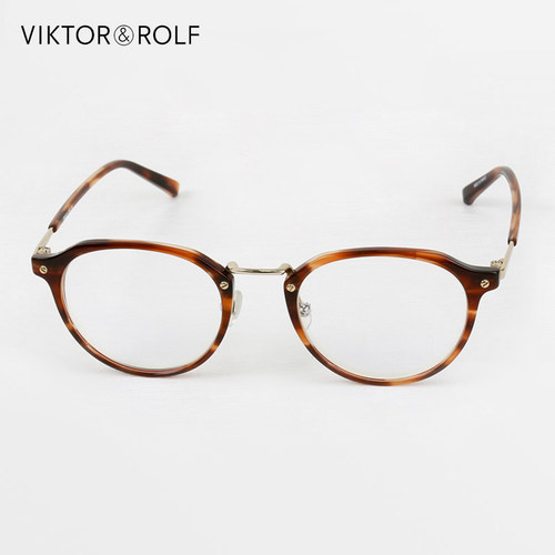 VIKTOR＆ROLF超轻复古圆框眼镜框