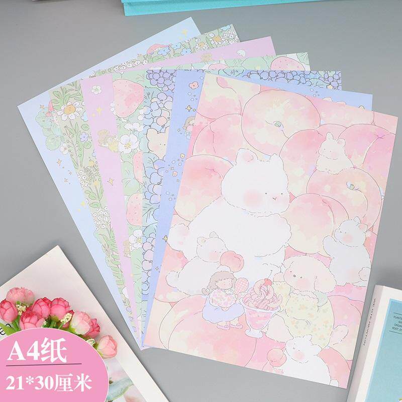手工折纸A4大尺寸双面花纹儿童卡通包装纸幼儿园千纸鹤专用中国风