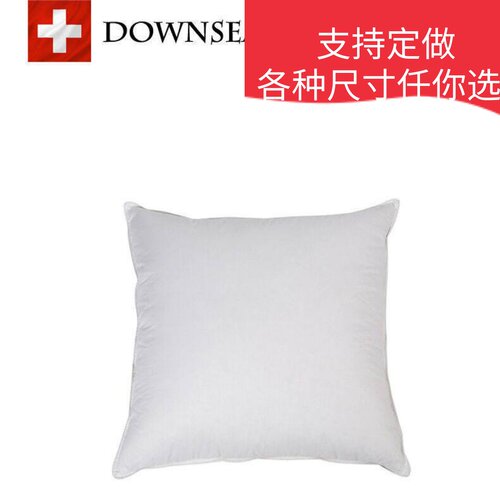 出口北欧羽绒填充大靠垫靠枕抱枕芯40 45 50 60 65 70 80×定制床
