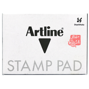 日本旗牌EHJU-1小号空白印台无印油无颜色印台自备印油加40*63mm