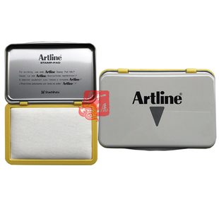 日本旗牌EHJU-3大号空白印台无印油无颜色印台自备印油加67*109mm