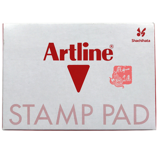 日本旗牌EHJ-3大号1号大印台盖章用印泥盒印油有黑蓝红色67*109mm