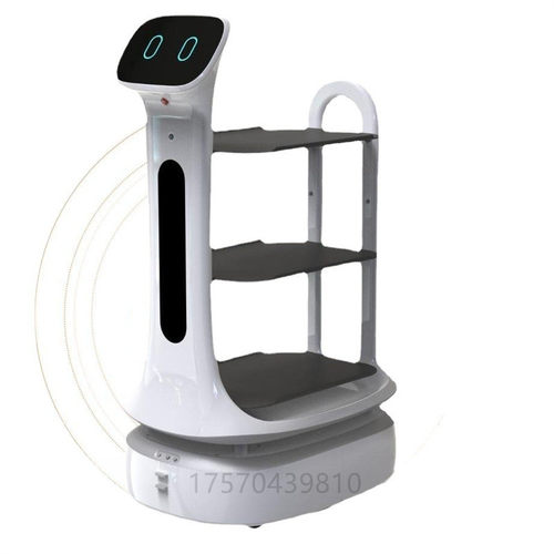 智能酒店配送机器人餐厅送餐工厂送货运输机多点送物巡检协作跟随