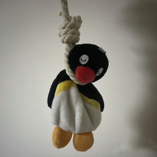 日本pingu吊索毛绒包包挂件企鹅沙雕搞怪书包钥匙扣周边生日礼物