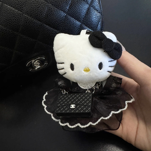 日本蓬蓬裙kitty小香风包包挂件哈喽kitty可爱高级挂件生日礼物