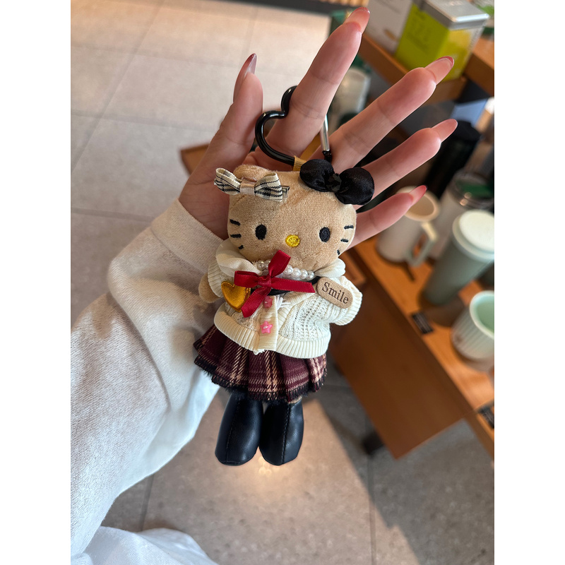山吉JK裙黑皮长腿kitty挂件